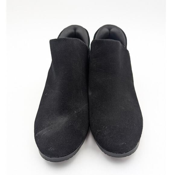 Kenneth Cole Reaction Side EZ On Block Heel Booties Black Women's Size US6.5M - Picture 2 of 11